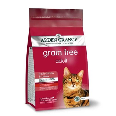 Arden Grange Grain Free Fresh Chicken And Potato Adult Cat Food - 400 gms